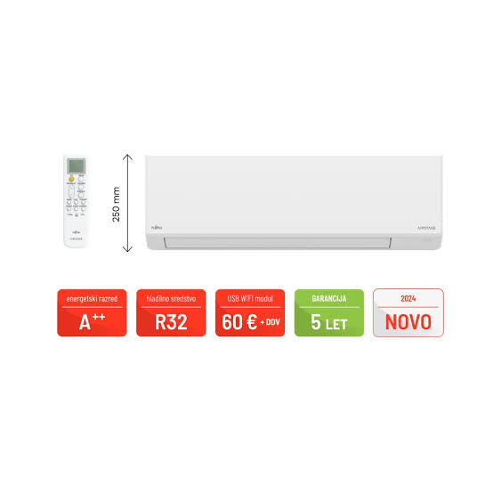 FUJITSU ASEH12KLTA / AOEH12KLTA 3,4kw